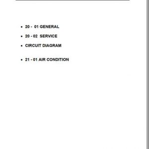 Hidromek Excavator HMK 300LC Electrical System 1