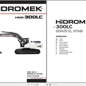 Hidromek Excavator HMK 300LC Service Manual Turkish 1
