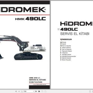 Hidromek Excavator HMK 490 LC Service Manual Turkish 1