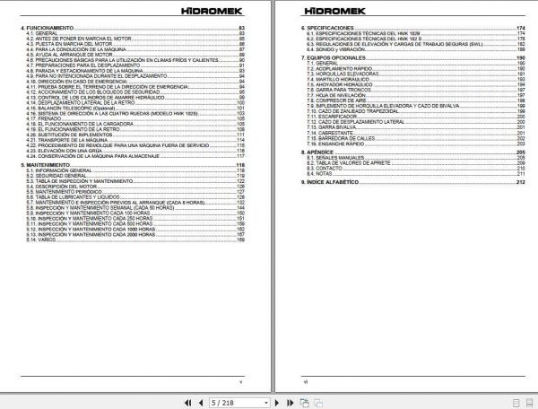 Hidromek SUPRA SERIES Y ALPHA SERIES HMK Operator Maintenance Manual 2016 2