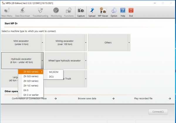 Hitachi Construction Machinery MPDr Ver 3.12.0.1 03.2021 Diagnostic Software 5