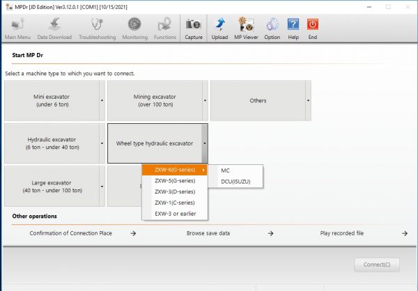 Hitachi Construction Machinery MPDr Ver 3.12.0.1 03.2021 Diagnostic Software 6