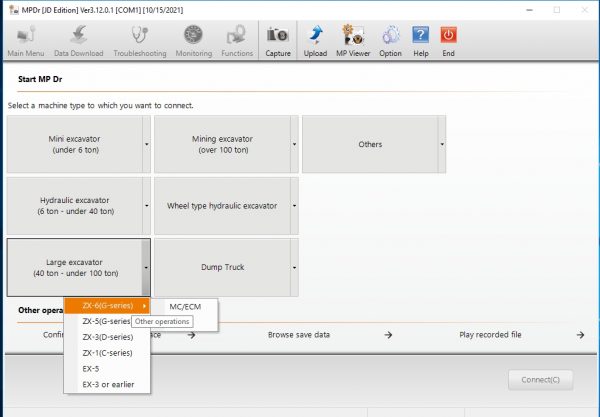 Hitachi Construction Machinery MPDr Ver 3.12.0.1 03.2021 Diagnostic Software 7