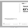Hitachi Hydraulic Excavator EX1200 7EX1200 7B Operator Manual Part Catalog Tehnical Manual and Diagram 2