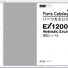 Hitachi Hydraulic Excavator EX1200 7EX1200 7B Operator Manual Part Catalog Tehnical Manual and Diagram 3