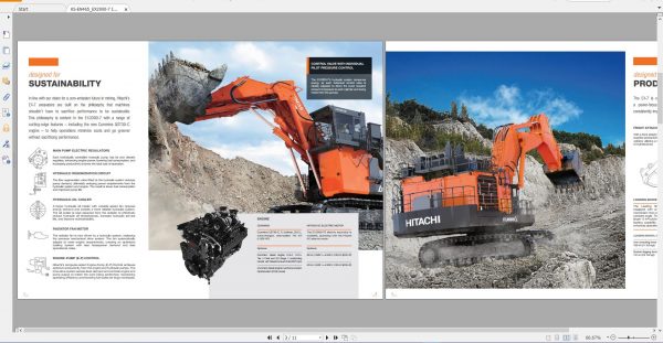 Hitachi Mining Excavator EX2000 7 Sales Manual PDF Parts Catalog Cummins Tier 4 Final Engine 02 7