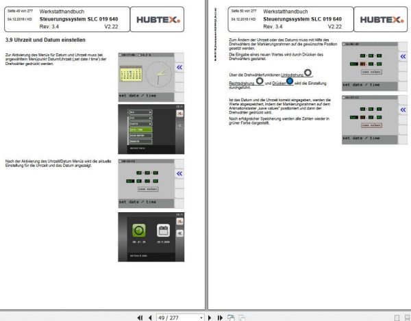 Hubtex Forklift Control System SLC 019 640 Workshop Manual 2