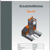 Hubtex Forklift DQ 30 E 3120 EL Operating Instructions and Spare Parts List DE 1