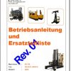 Hubtex Forklift DQ 40 D 3050 1 Operating Instructions and Spare Parts List DE 1