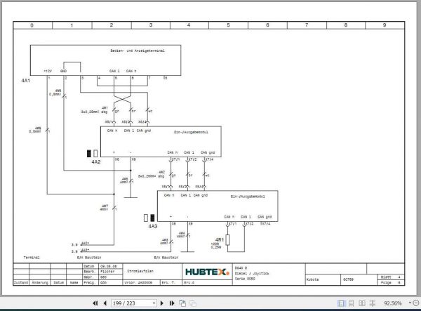 Hubtex Forklift DQ 40 D 3050 1 Operating Instructions and Spare Parts List DE 3