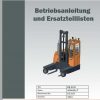 Hubtex Forklift DQ 45 D 3050 EL T Operating Instructions and Spare Parts List DE 1