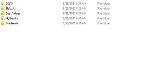 Hubtex Forklift DQ 45 Electrical Hydraulic Schematic DE 3