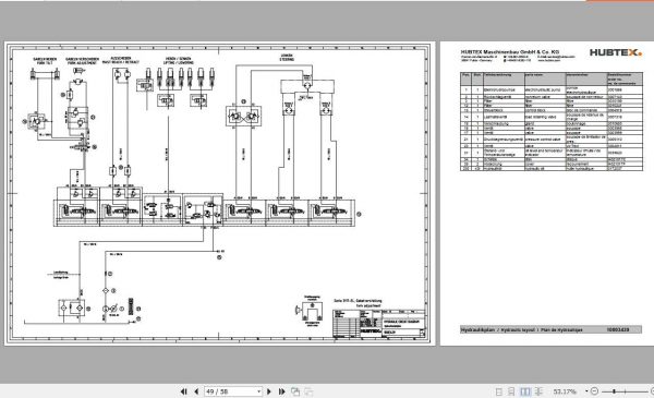 Hubtex Forklift DS 27 3117 EL Operating Instructions and Spare Parts List DE 2