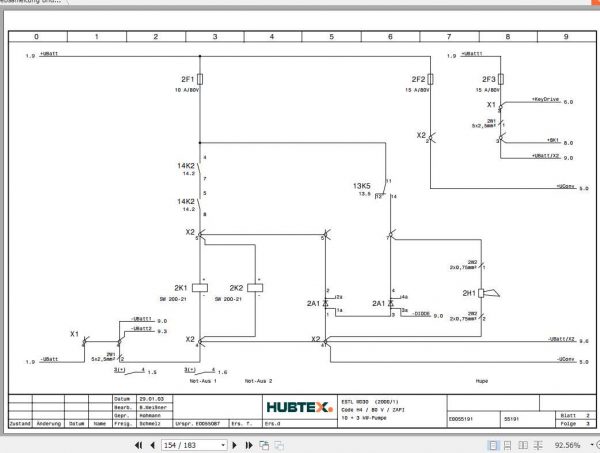Hubtex Forklift MD 30 Operating Instructions and Spare Parts List 2