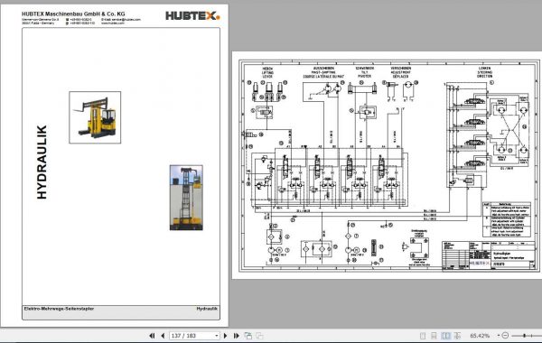 Hubtex Forklift MD 30 Operating Instructions and Spare Parts List 3