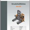 Hubtex Forklift MD 30 SO 2130 EL Operating Instructions and Spare Parts List DE 1 1
