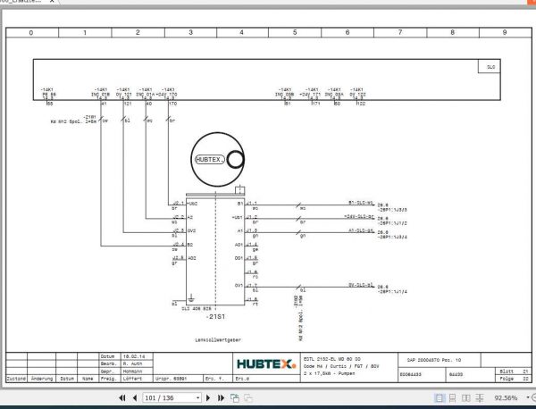 Hubtex Forklift MD 60 SO 2132 EL Operating Instructions and Spare Parts List DE 2