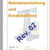 Hubtex Forklift ML 20 AC 2021 Operating Instructions and Spare Parts List DE 1