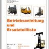 Hubtex Forklift ML 25 AC 2121 PU1 Operating Instructions and Spare Parts List DE 1 1
