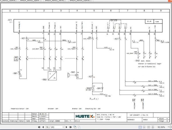 Hubtex Forklift MQ 15 2120 EL Operating Instructions and Spare Parts List DE 3