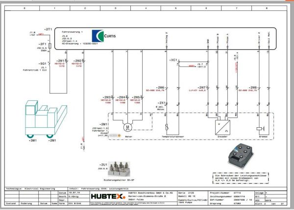 Hubtex Forklift MQ 15 2120 Operating Instructions and Spare Parts List DE 2