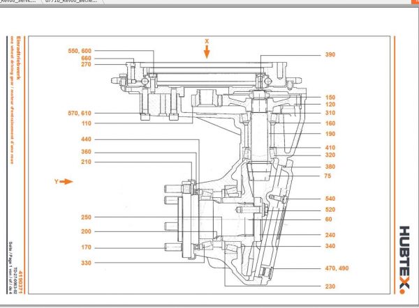Hubtex Forklift MQ 15 2120 Operating Instructions and Spare Parts List DE 3