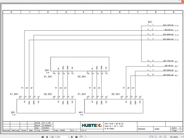 Hubtex Forklift MQ 30 AC 2120 Operating Instructions and Spare Parts List DE 2