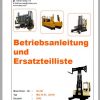 Hubtex Forklift MQ 30 AC 2126 Operating Instructions and Spare Parts List DE 1