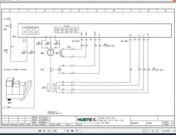 Hubtex Forklift MQ 30 AC 2126 Operating Instructions and Spare Parts List DE 2