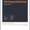 Hubtex Forklift MQ 35 2125 PU Operating Instructions and Spare Parts List DE 1