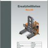 Hubtex Forklift MQ 35 2130 EL Operating Instructions and Spare Parts List DE 1