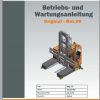 Hubtex Forklift MQ 35 2130 PU Operating Instructions and Spare Parts List DE 1