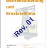 Hubtex Forklift MQ 40 2125 EL Operating Instructions and Spare Parts List DE 1
