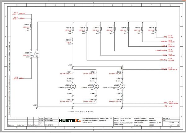 Hubtex Forklift MQ 40 2125 PU Operating Instructions and Spare Parts List DE 3