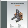 Hubtex Forklift MQ 40 2130 PU Operating Instructions and Spare Parts List DE 1