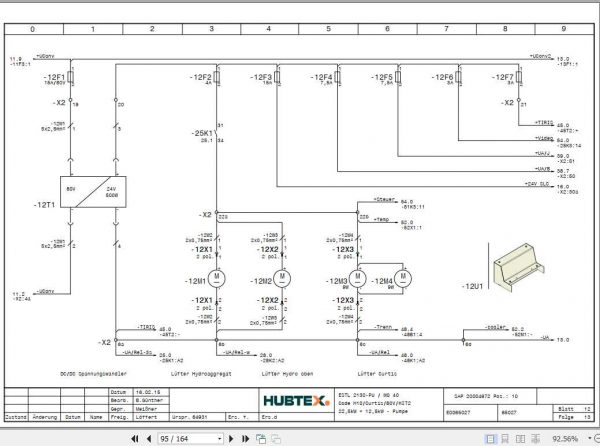 Hubtex Forklift MQ 40 2130 PU Operating Instructions and Spare Parts List DE 3