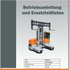Hubtex Forklift MQ 40 2130 PUS Operating Instructions and Spare Parts List DE 1