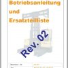 Hubtex Forklift MQ 40 EL AC2125 1 Operating Instructions and Spare Parts List DE 1