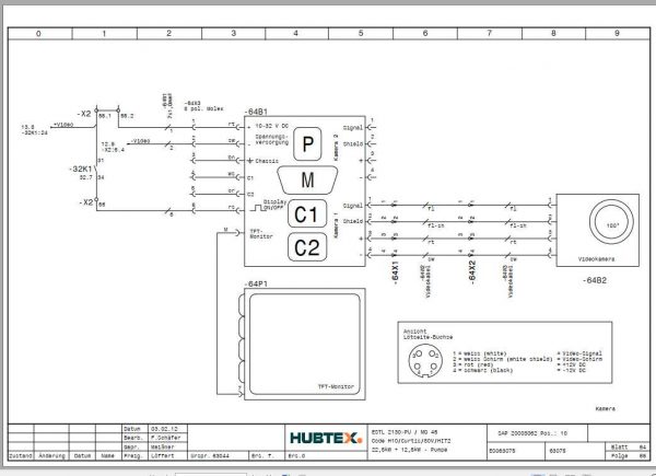 Hubtex Forklift MQ 45 2130 PU Operating Instructions and Spare Parts List DE 3