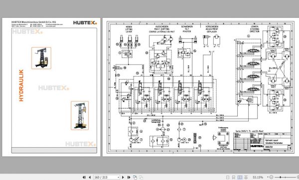 Hubtex Forklift MQ 50 2005 1 Operating Instructions and Spare Parts List DE 2