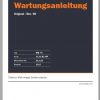 Hubtex Forklift MQ 70 2131 EL HP Operating Instructions and Spare Parts List DE 1