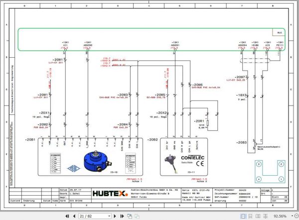 Hubtex Forklift MQ 80 2131 PU Operating Instructions and Spare Parts List DE 2