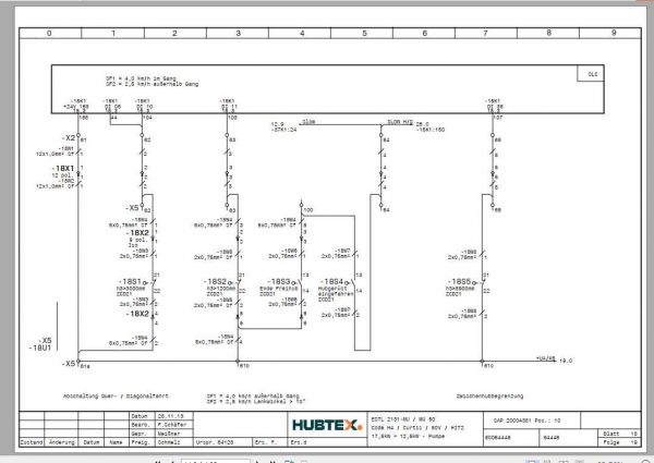 Hubtex Forklift MU 50 2131MU Operating Instructions and Spare Parts List DE 3