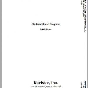 International 9900 Series Electrical Circuit Diagram 1
