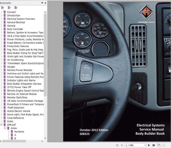 International Body Builder Electrical Guide Book 1