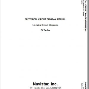 International CV Series Electrical Circuit Diagram 1