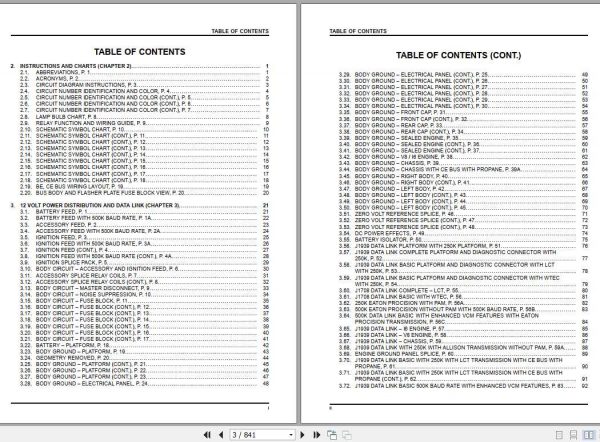 International IC Bus BE CE Series 2011 2015 Electrical Circuit Diagram 2