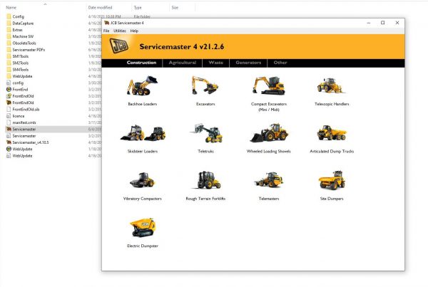 JCB ServiceMaster 4 v21.2.6 04.2021 Diagnostic Software Full 1