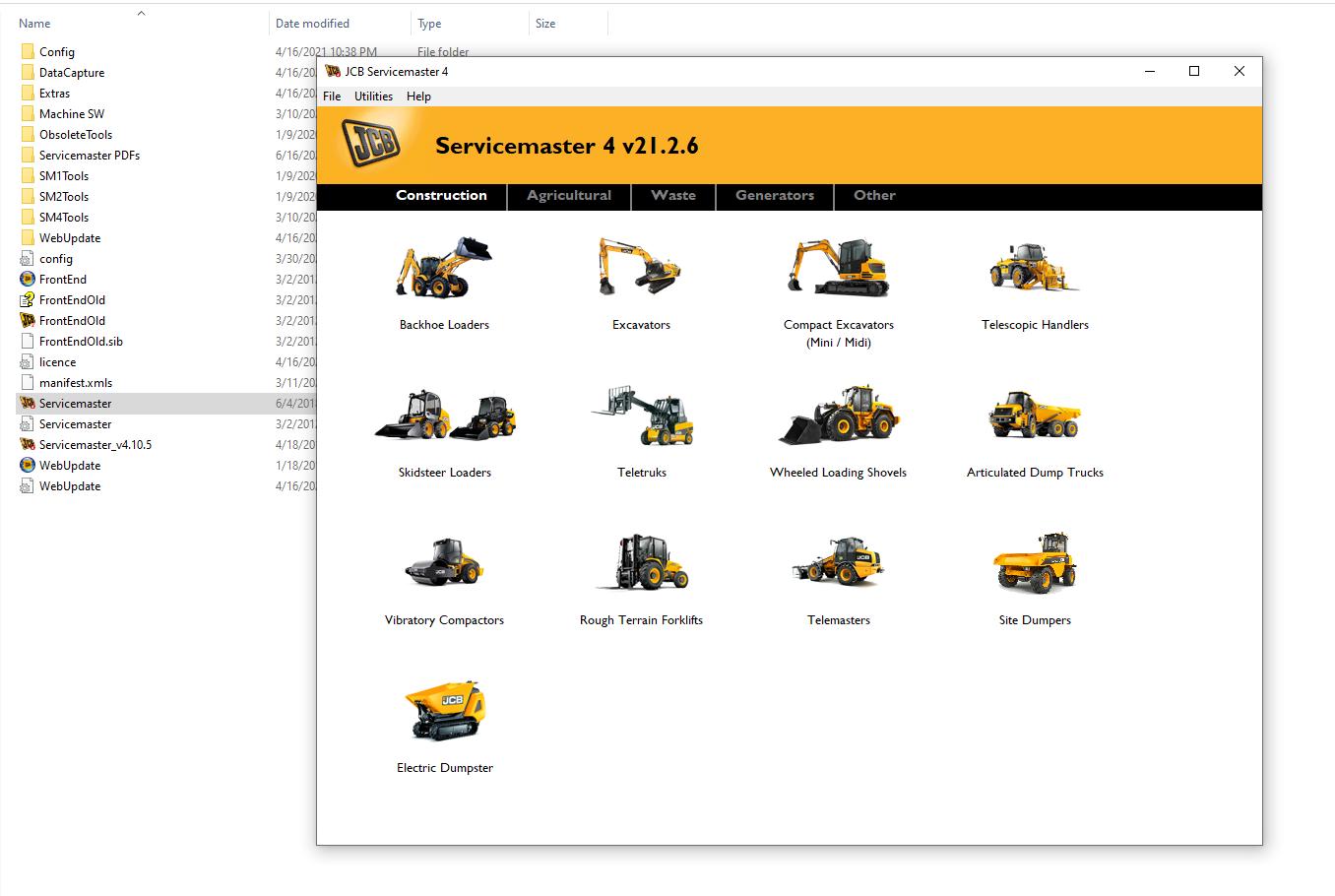 JCB ServiceMaster 4 v21.2.6 04.2021 Diagnostic Software Full 1