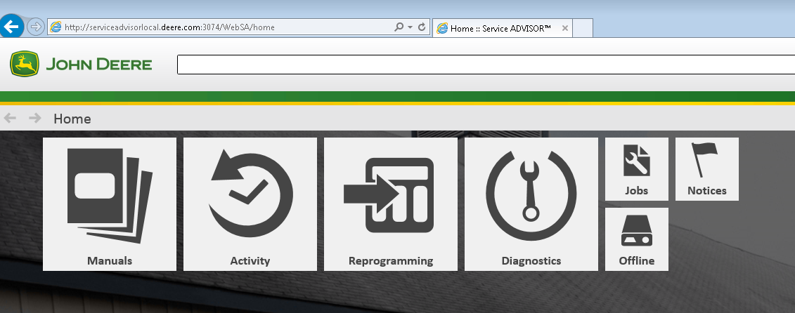 John Deere Service Advisor 09.2020 5.2.554 Offline Construction and Forestry Equipment 0